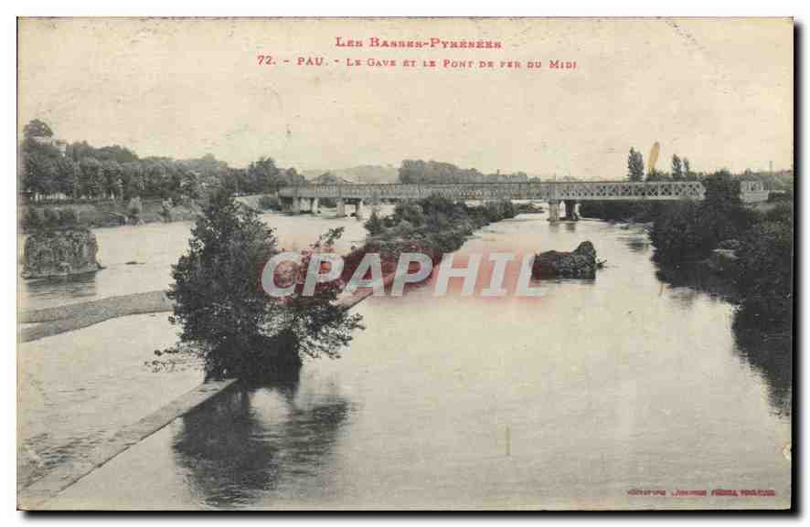 Pau - Le Gave et le Pont du Midi — Éditeur : Jeanne Fonda