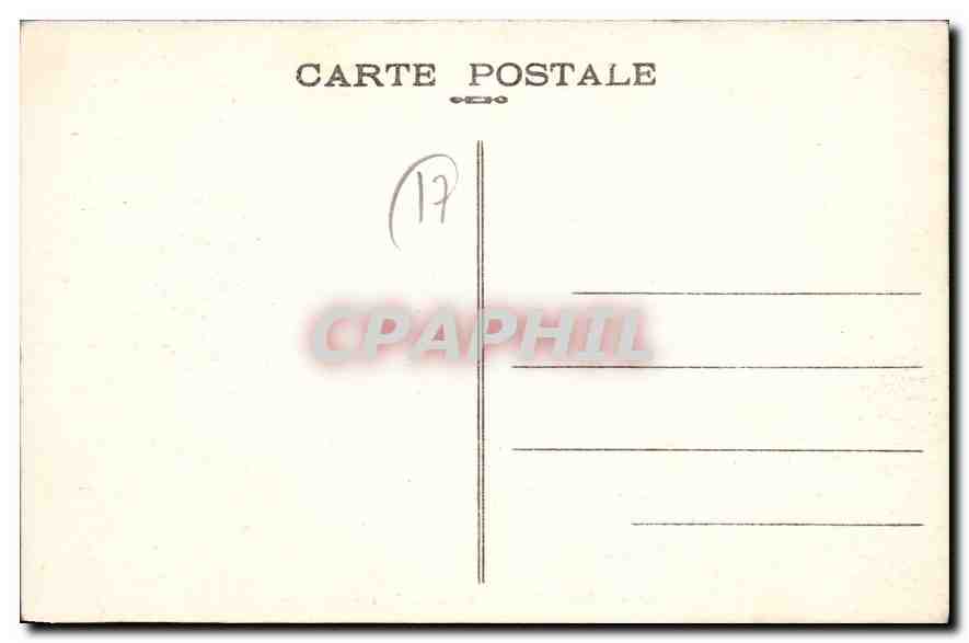 CPA Fouras Etude dans le Bois de Sapinettes  — Rückseite