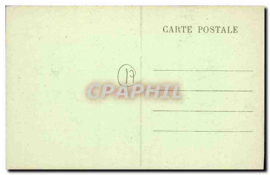 CPA Fouras le semsphore et les rochers a maree basse  — Rückseite