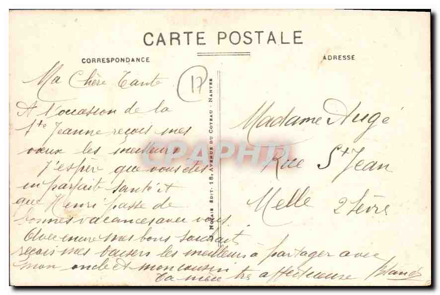 CPA Fouras Sons les frais ombrages en plein ete  — Rückseite