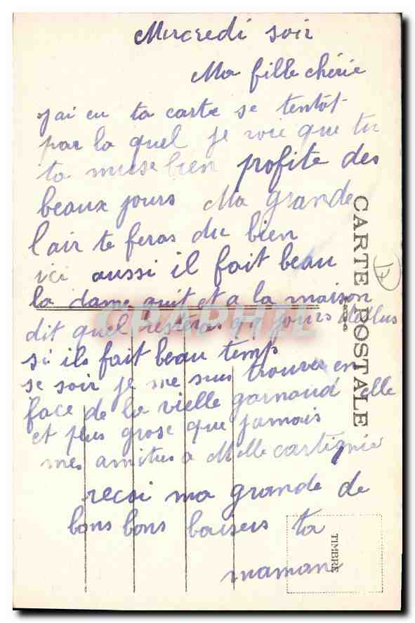 CPA Fouras Les Sapinettes vers l'Ile d'Aix  — Back