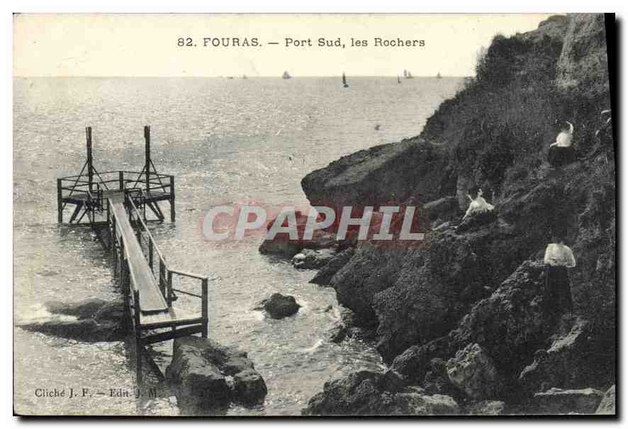 CPA Fouras Port Sud les Rochers 