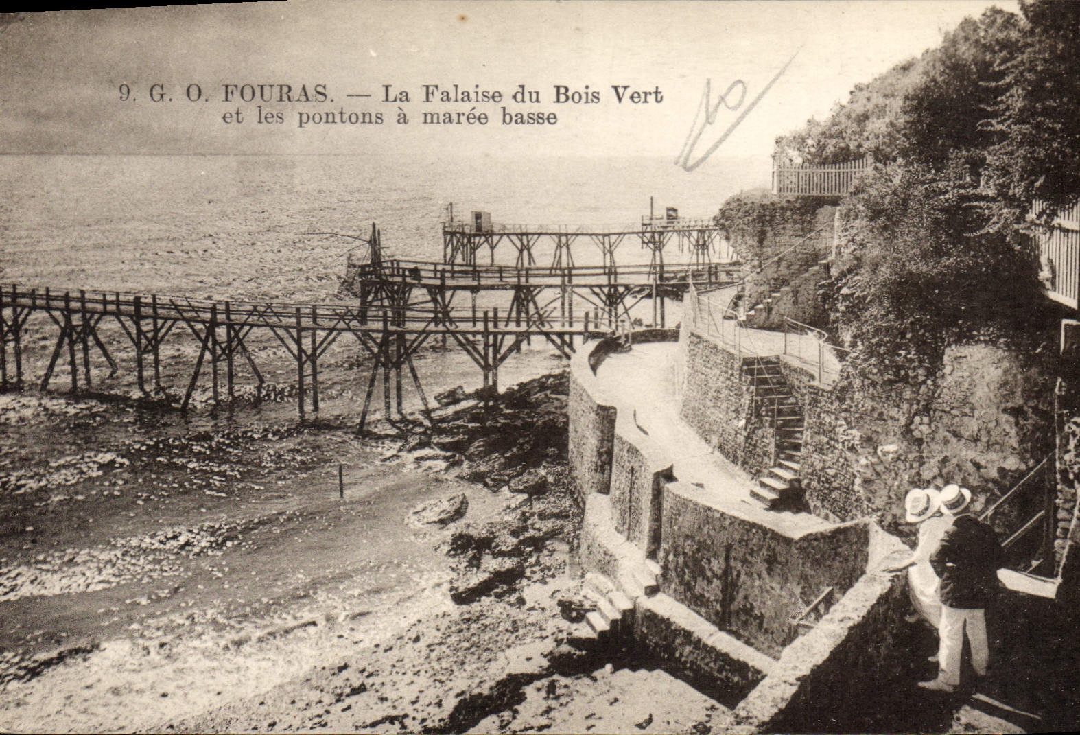 CPA Fouras La Falaise du Bois Vert 
