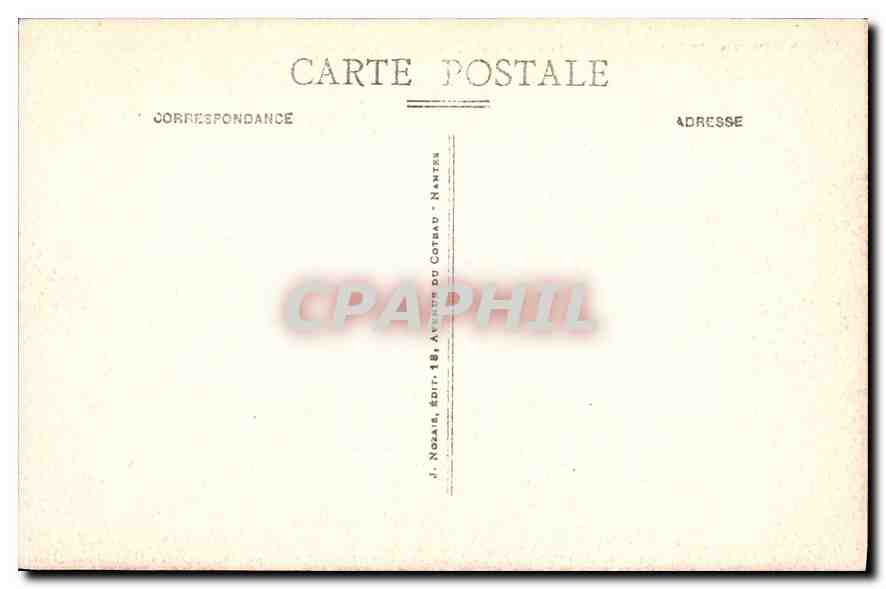 CPA Fouras La Plage a maree haute  — Rückseite