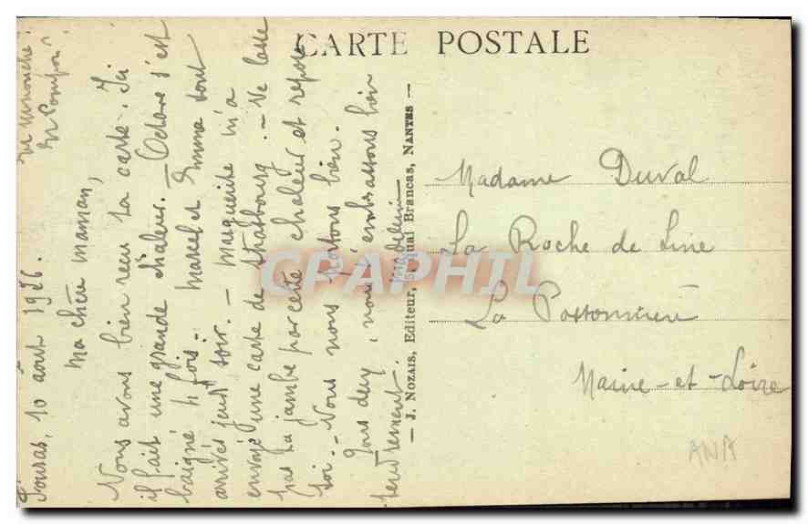 CPA Fouras Vue generale du Port  — Back