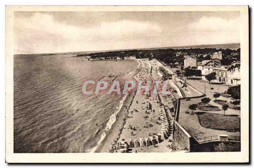 CPA Fouras La Plage vue de la Citadelle 