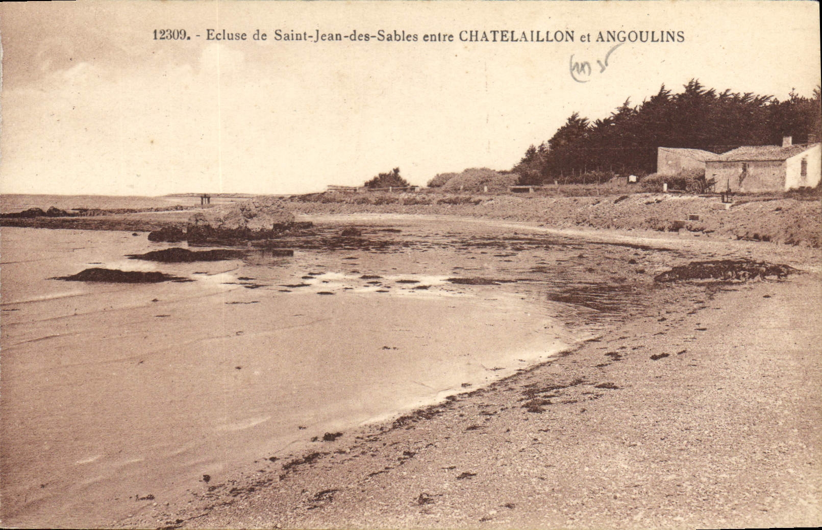 CPA Ecluse de Saint Jean des Sables entre Chatelaillon et Angoulins 