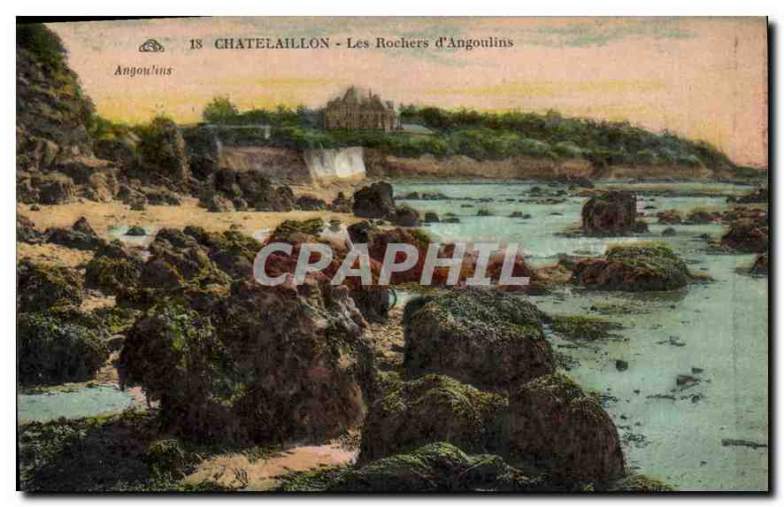 CPA Chatelaillon Les Rochers d'Angoulins 