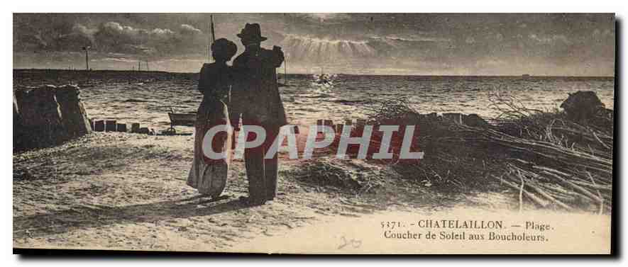 CPA Chatelaillon Plage Coucher de Soleil aux Boucholeurs 