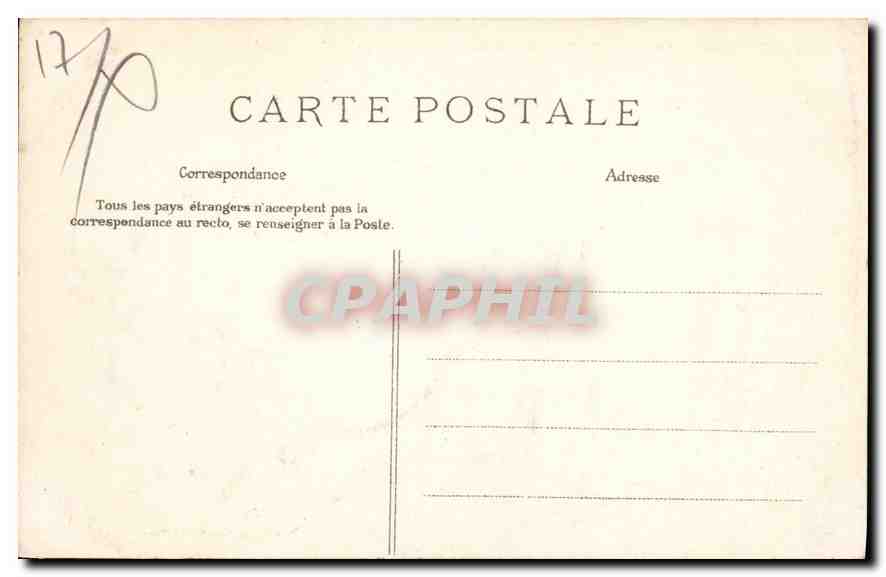 CPA Environs de Royan Sous les Yeuses au Bureau  — Rückseite