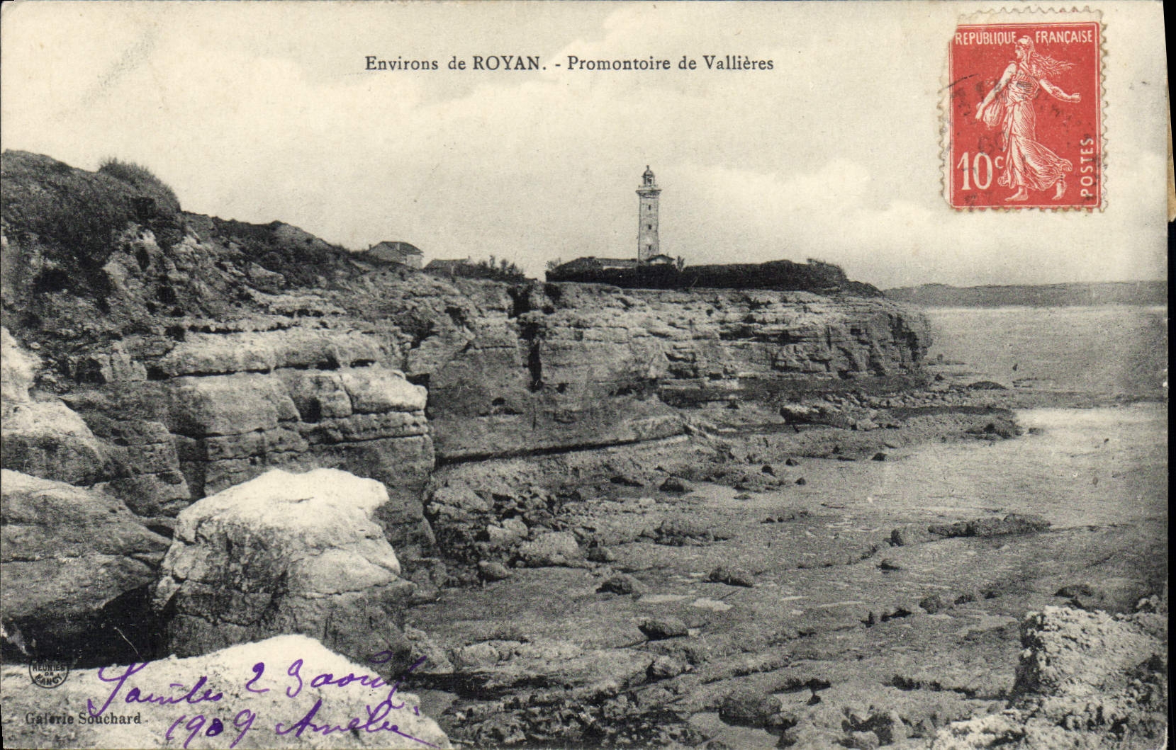 CPA Environs de Royan Promontoire de Vallieres 