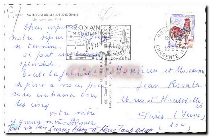 Saint-Georges-de-Didonne — Un coin du Port — Éditeur Royain — Back