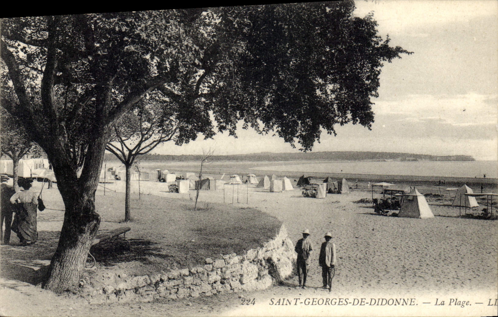 Saint-Georges-de-Didonne — Die Strand — unbekannter Verlag, n° 224