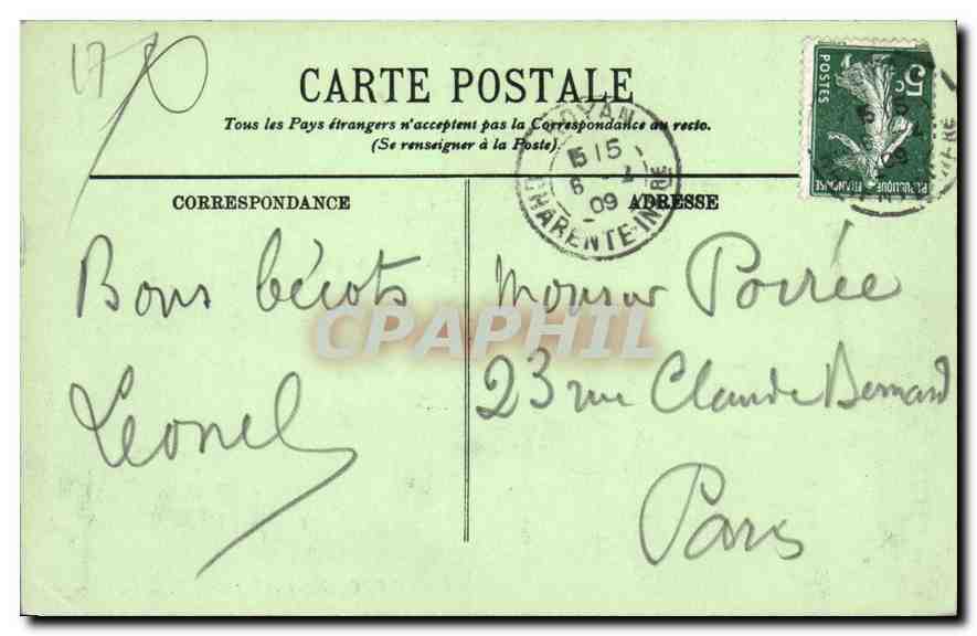 Saint-Georges-de-Didonne — Die Strand — unbekannter Verlag, n° 224 — Rückseite