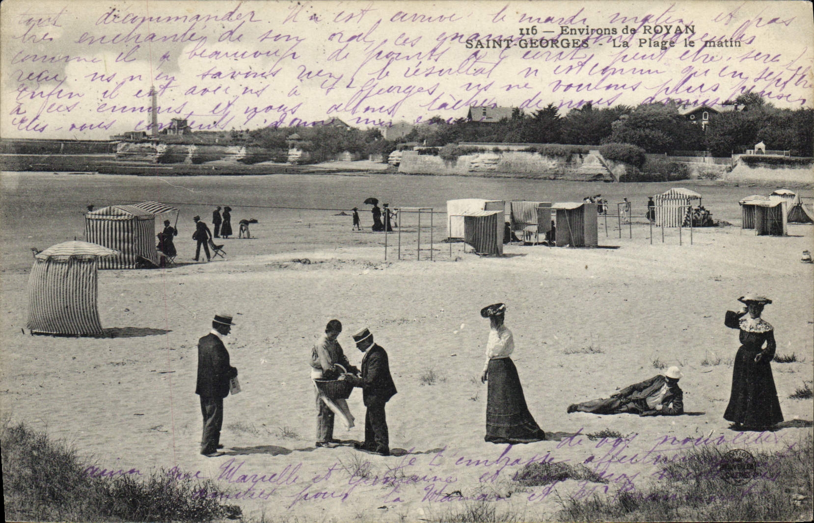 Saint-Georges - La Plage le matin — Environ de Royan — n°116