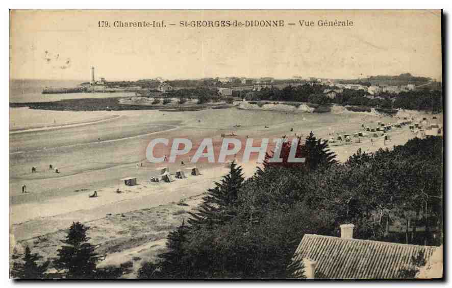 CPA Charente Inf St Georges de Didonne Vue Generate 