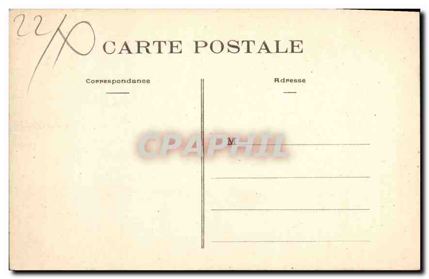 CPA Guingamp La Basilique Notre Dame de Bon Secours  — Rückseite