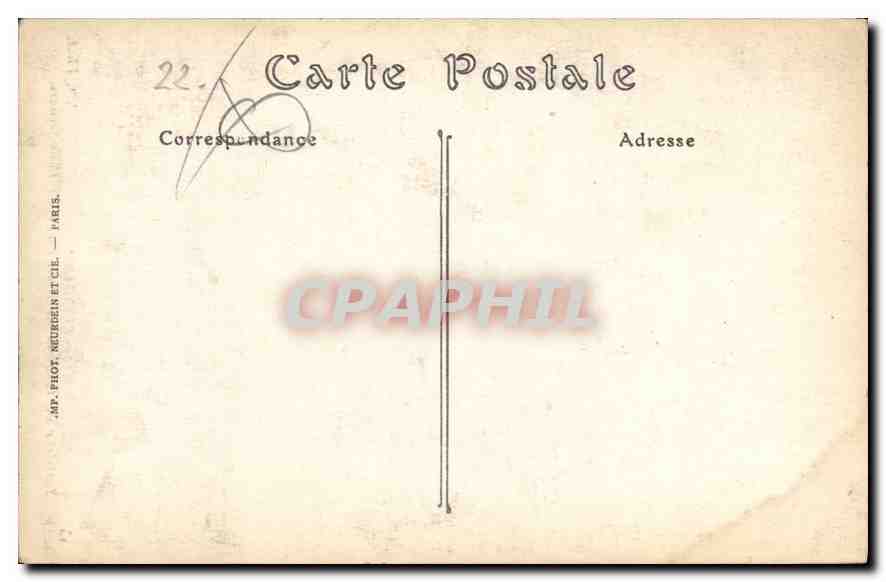 CPA Guingamp Interieur de la Basilique Notre Dame de Bons Secours  — Rückseite