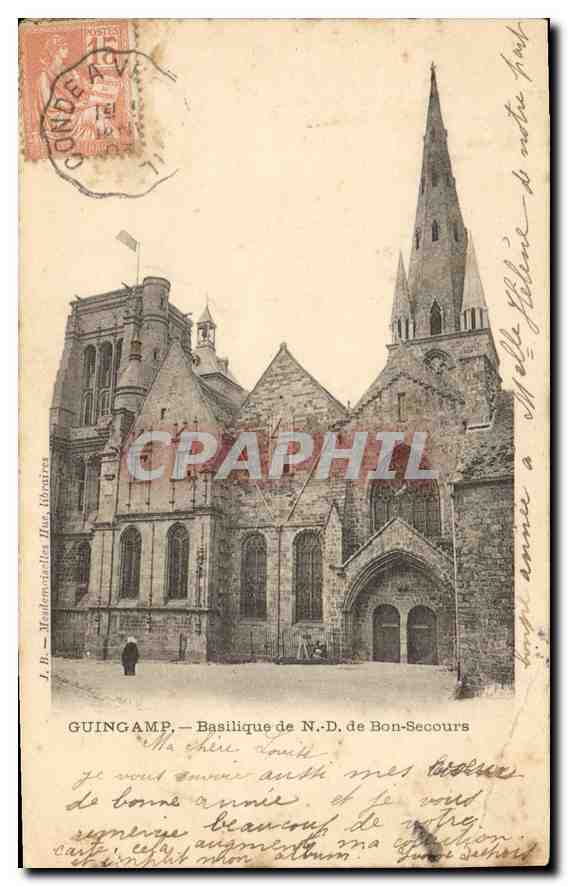 Guingamp — Basilique de N.D. de Bon-Secours — J.B. - Académicien des Arts, Libraires