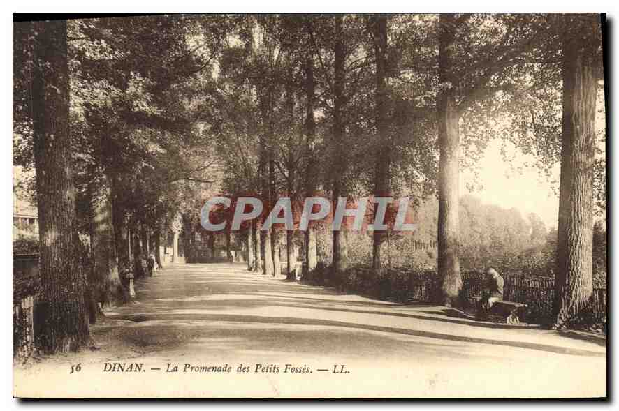 CPA Dinan La Promenade des Petits Fosses 