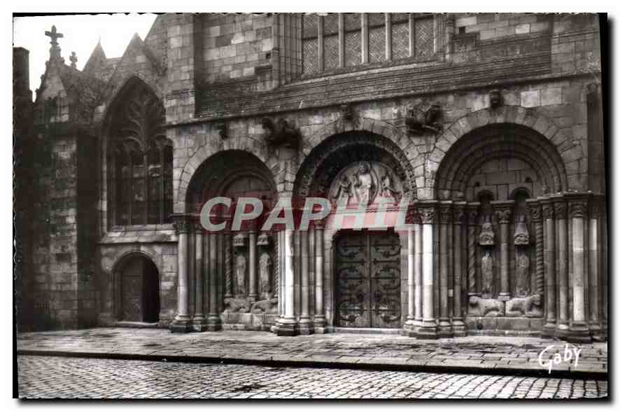 Portail de l'Église Saint-Sauveur — Dinan (Côtes-d'Armor) — Éditions Gaby