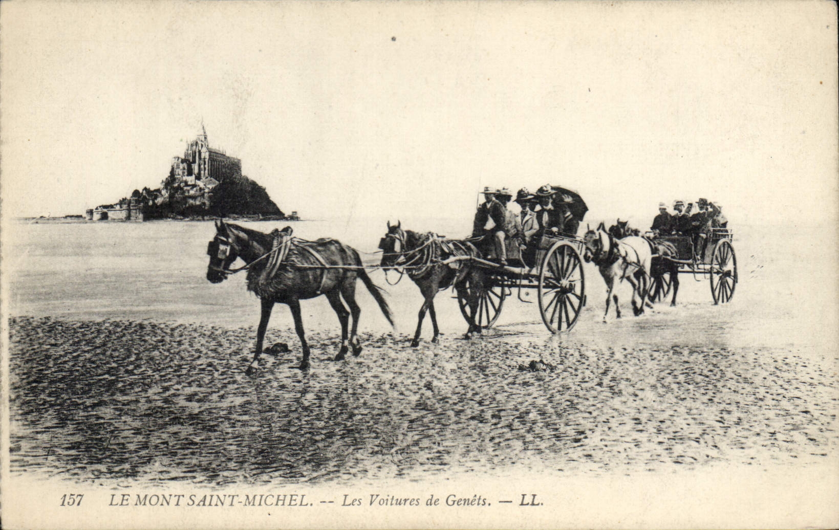 Mont Saint-Michel — The Genêt Carts — LL. n°157