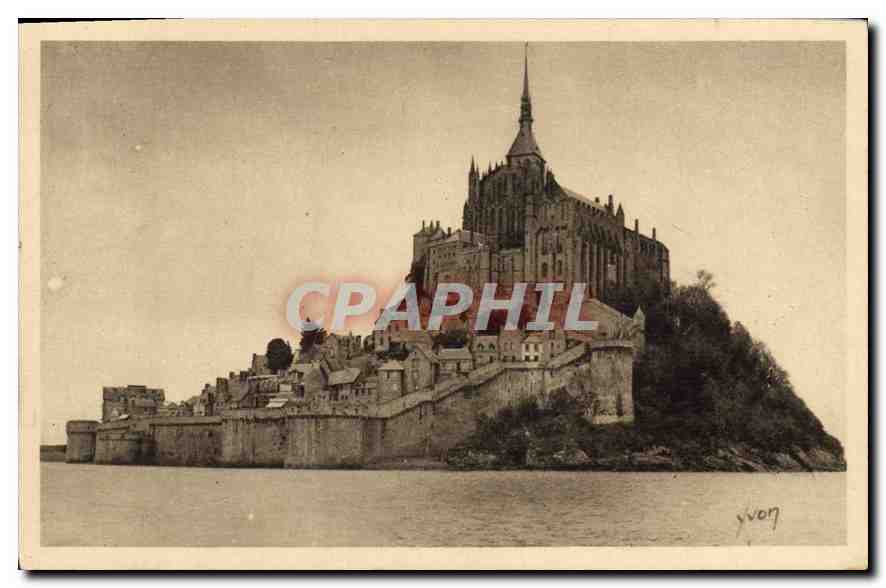 CPA Mont St Michel Manche Vue generale 