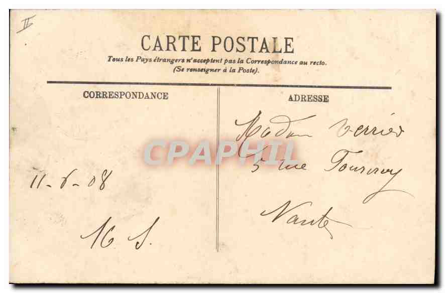 El Mont-Saint-Michel — Pescadores de las Grèves y Coquelières — LL. — Reverso