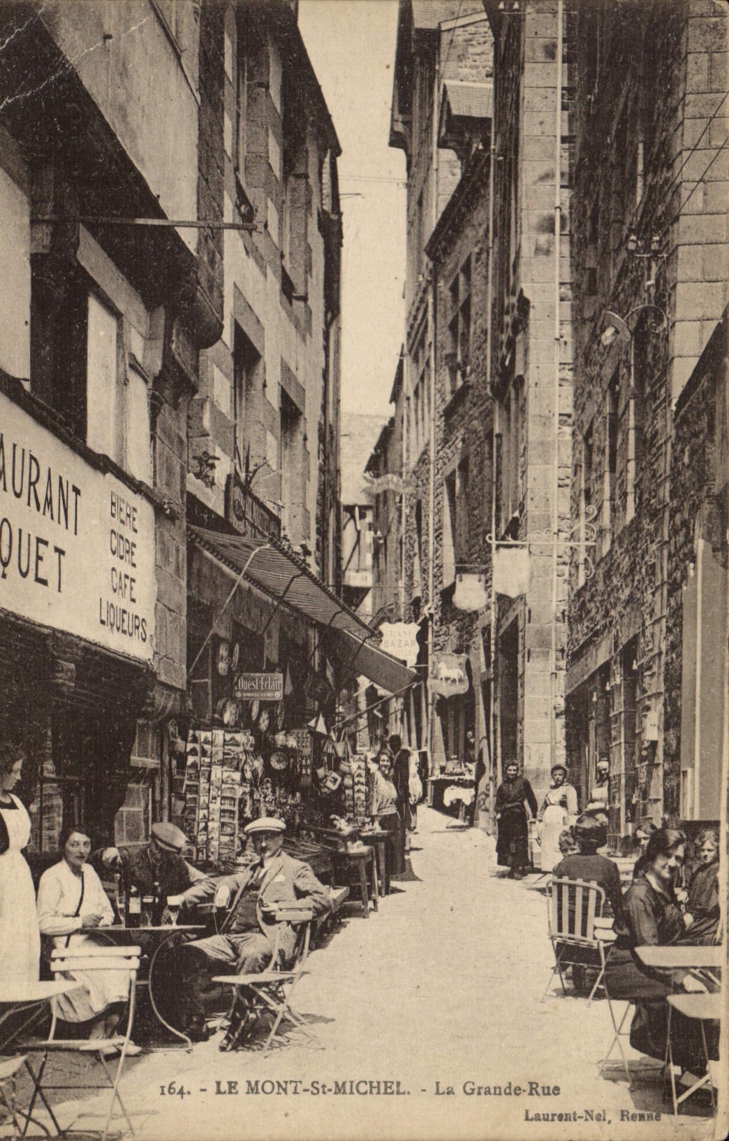 LE MONT-ST-MICHEL - La Grande-Rue — Laurent-Nel, Rennes