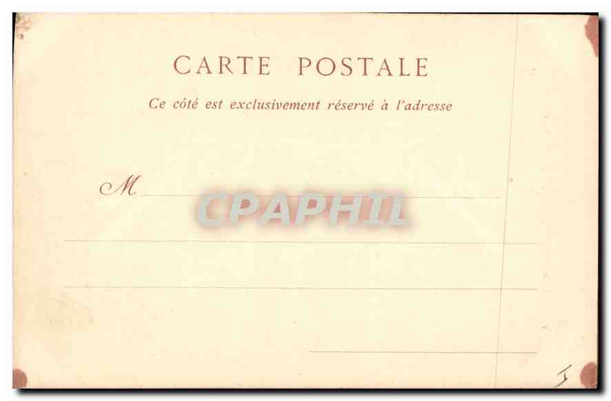CPA Abbaye du Mont Saint Michel Galerie du Cloitre  — Verso