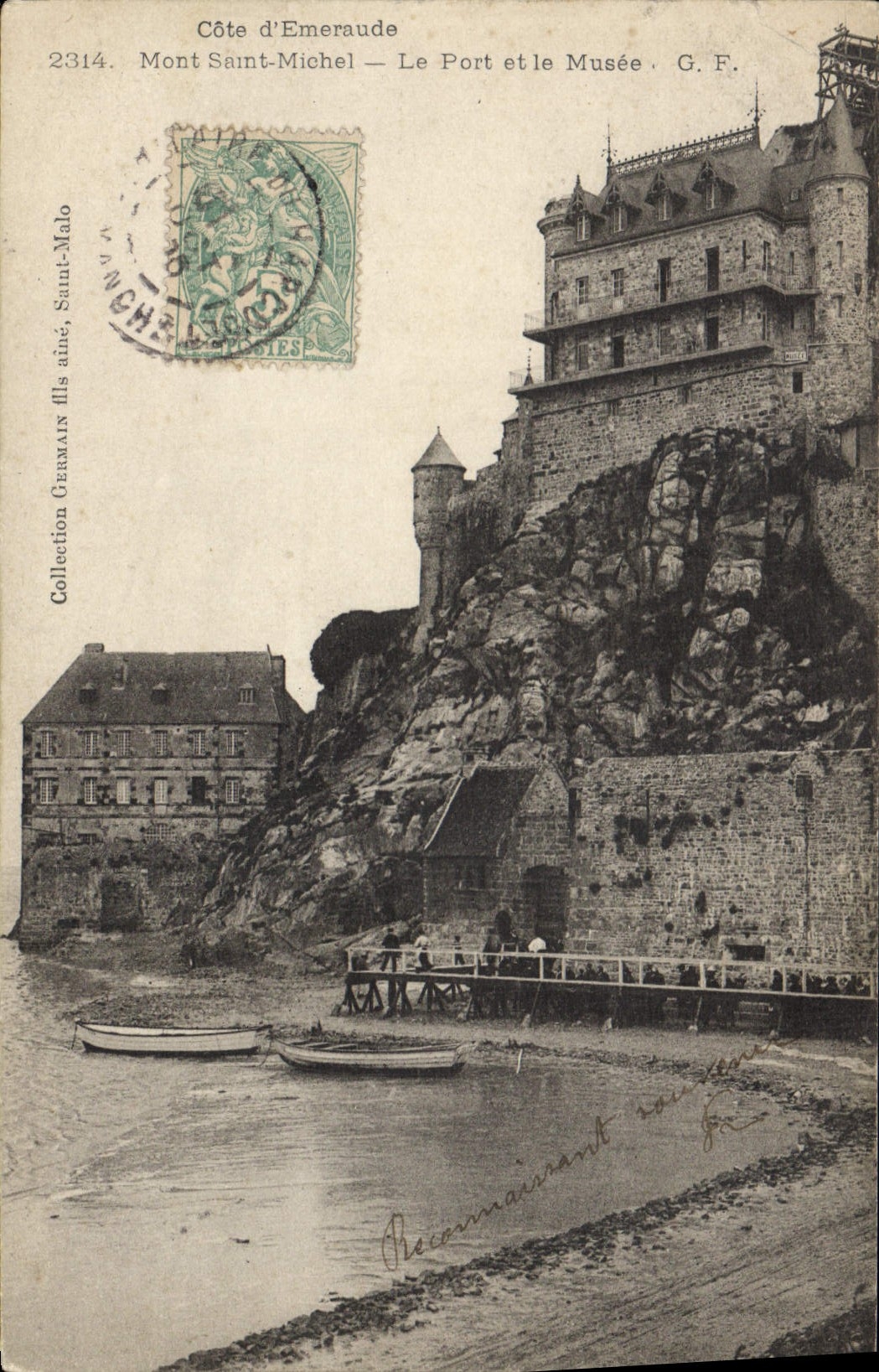 Mont Saint-Michel — Le Port et le Musée — G.F. — Côte d’Emeraude 2314