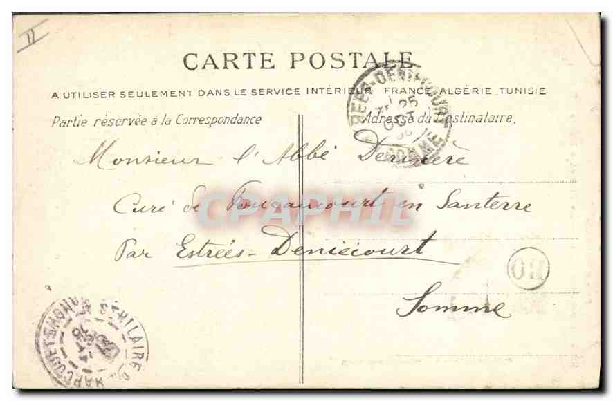 Mont Saint-Michel — Le Port et le Musée — G.F. — Côte d’Emeraude 2314 — Verso