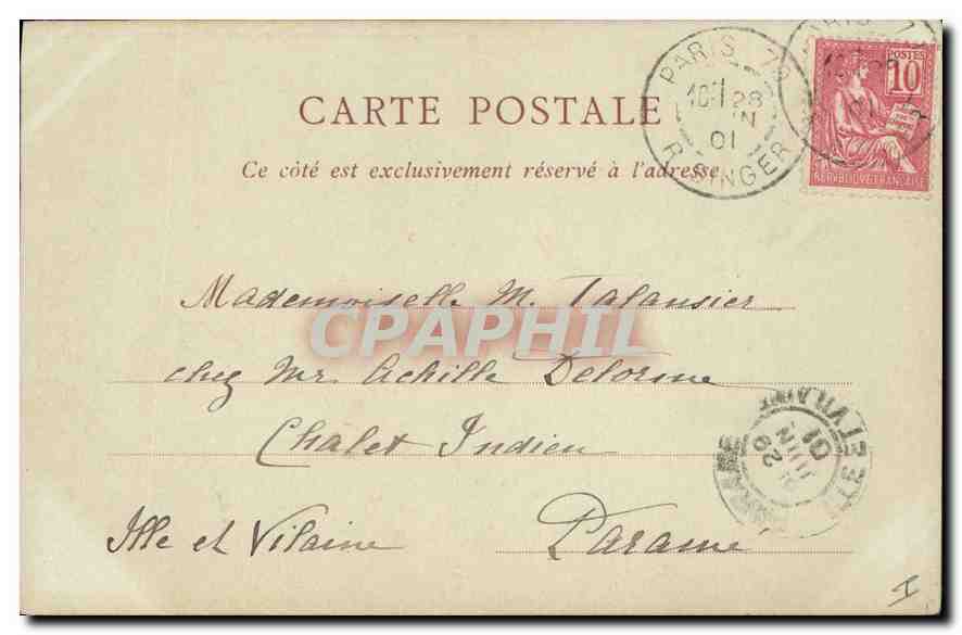 Mont-Saint-Michel — La Torre Claudine — ND Pbot — Verso