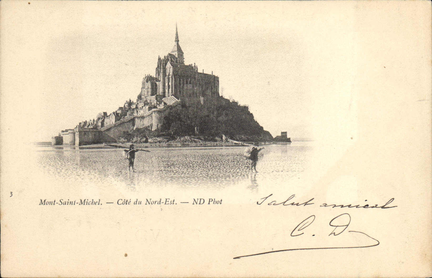 Mont-Saint-Michel — Côté du Nord-Est — ND Phot