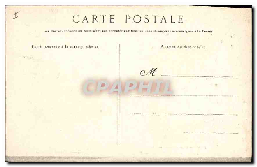 Mont-Saint-Michel — La Crypte de l'Aquillon — G. F. / Collection GERMAINS fils aîné, Saint Malo — Verso