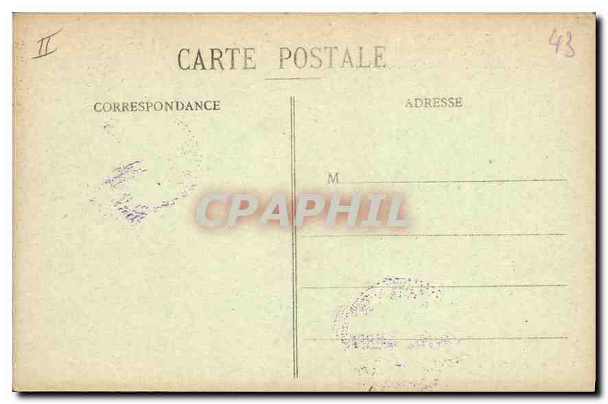 Mont-Saint-Michel — Allgemeiner Blick und Genets-Kutsche — Sonderausgabe in der Abtei — Rückseite
