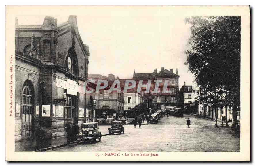 CPA Nancy La Gare Saint Jean 