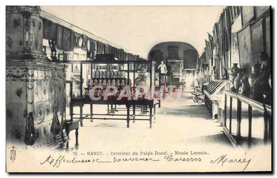 CPA Nancy Interieur du Palais Ducal Musee Lorrain 