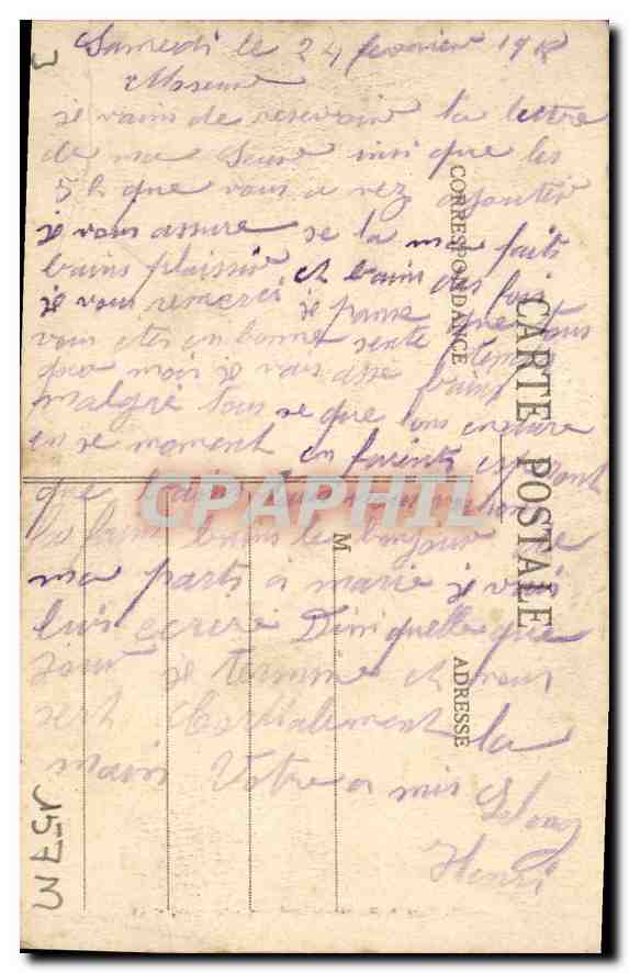 NANCY - Aufnahme der Altstadt — Verlag: Reunies du Nancy, Nr. 37 — Rückseite