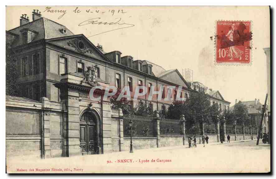 CPA Nancy Lycee de Garcons 