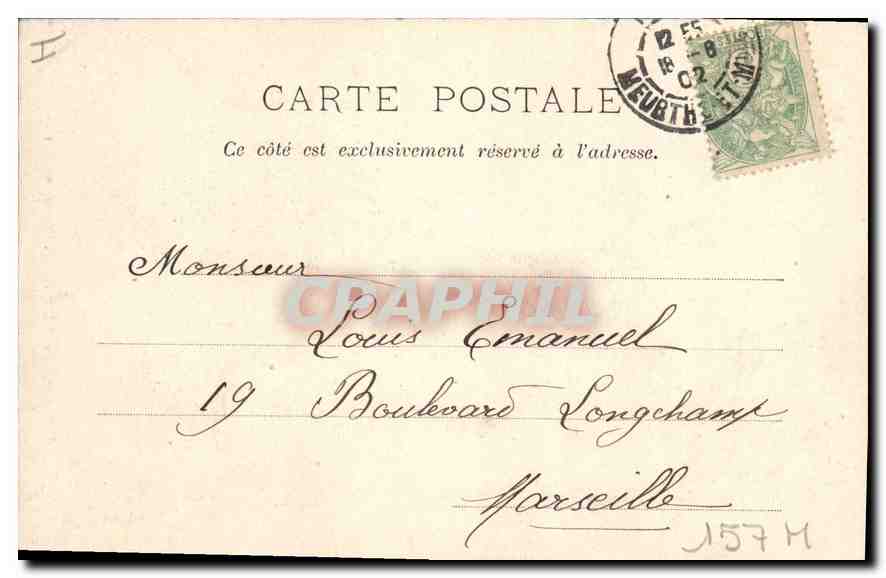 Nancy — Porterie du Palais Ducal (Musée Lorrain) — Jousener n° 227 — Rückseite