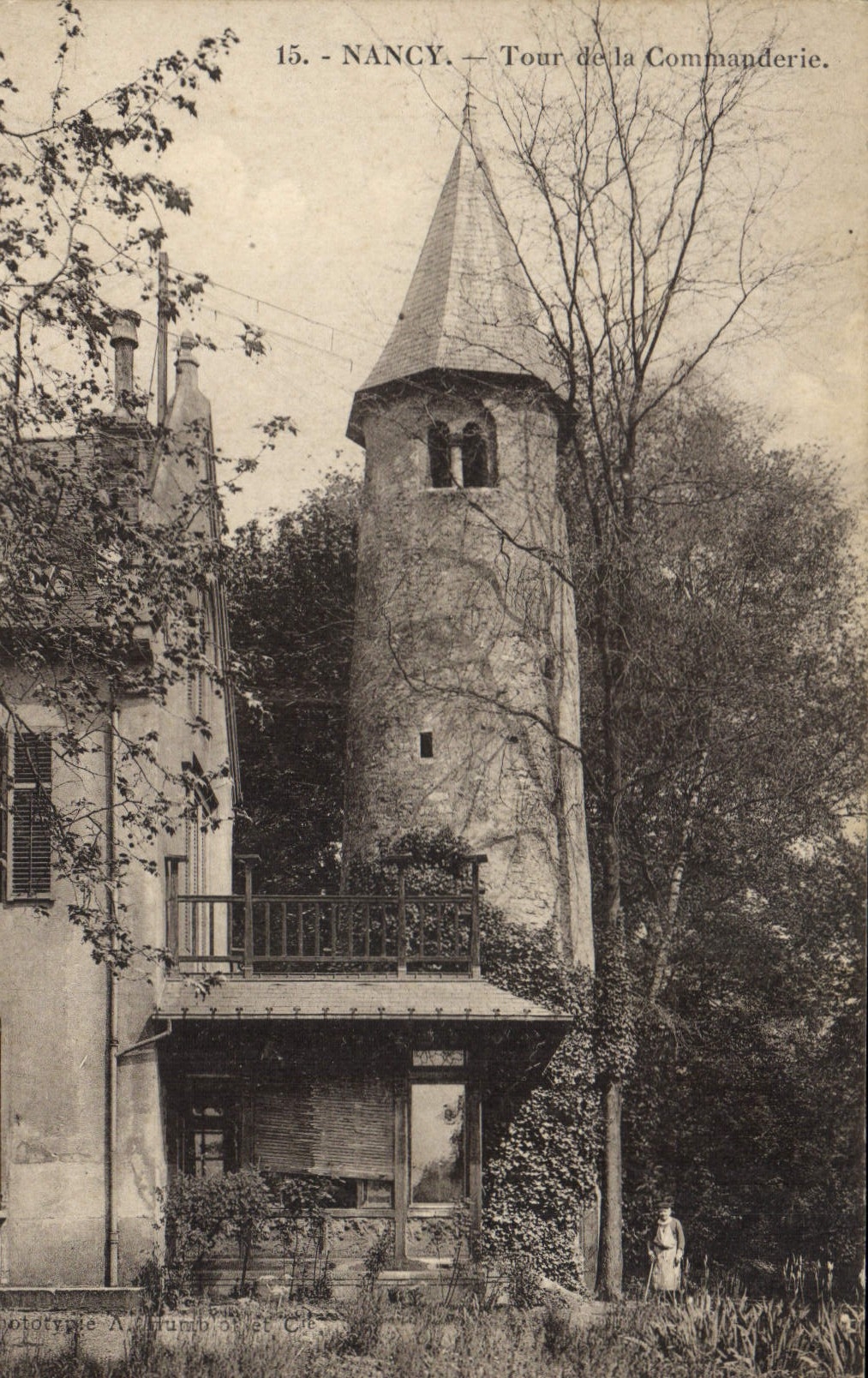NANCY — Tour de la Commanderie — Phototypie A. Trumbot et Cie