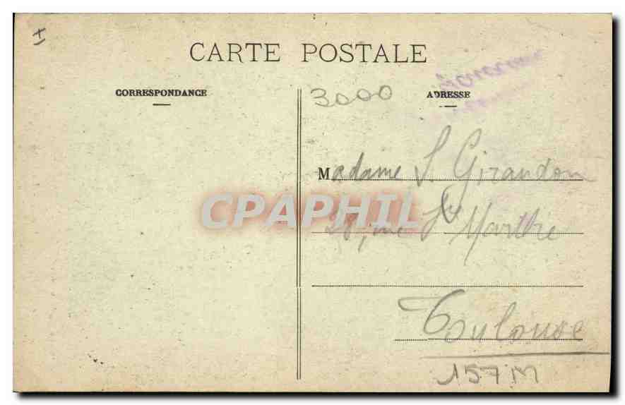 CPA Nancy La Cathedrale  — Verso