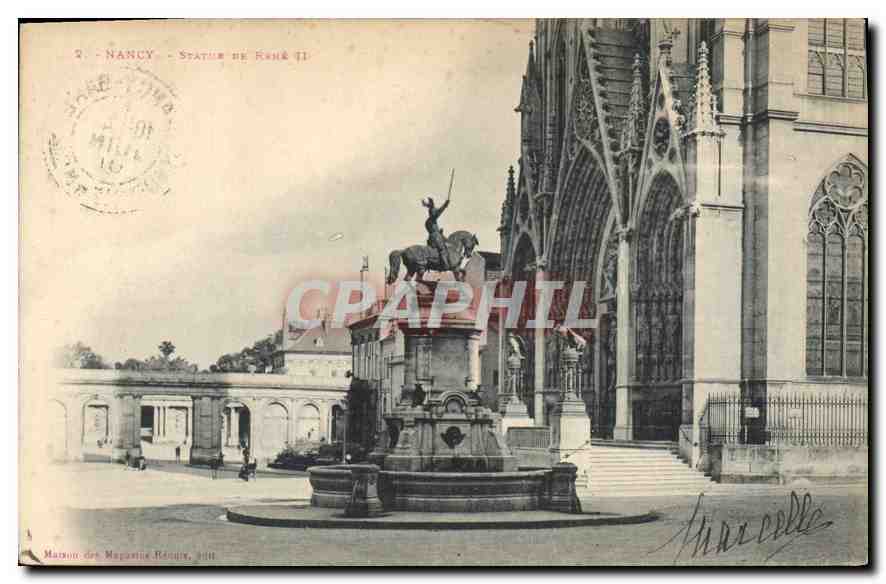 Nancy - Statue von François Ier — Verlag Madame des Magonie, n°2