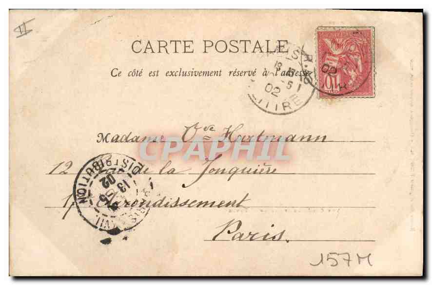 CPA Nancy Vue Generale  — Verso