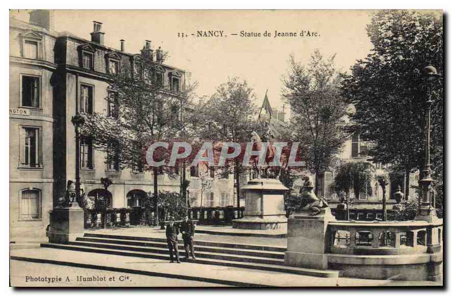 CPA Nancy Statue de Jeanne d'Arc 