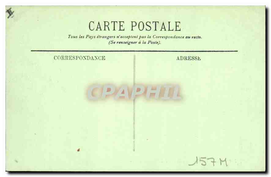 CPA Nancy La Rue Hese et l'Arc de Triomphe  — Rückseite
