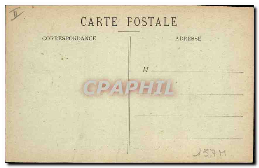 CPA Nancy Une allee de la Pepiniere  — Verso