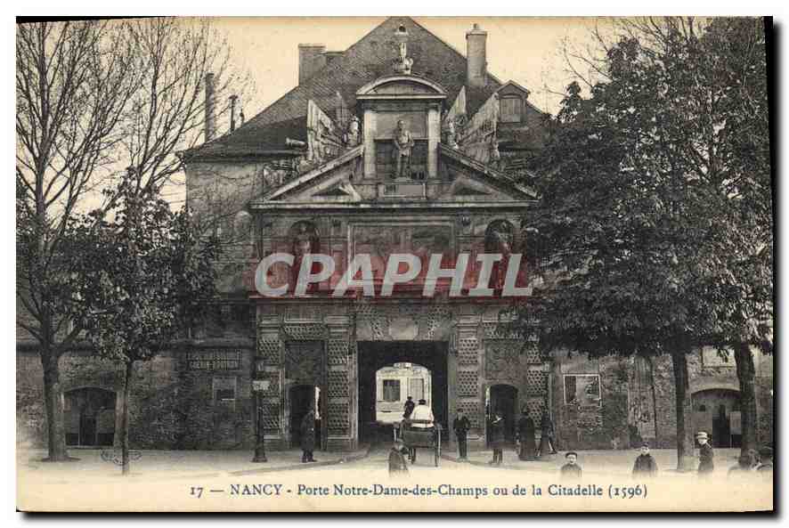 NANCY — Porte Notre-Dame-des-Champs ou de la Citadelle (1596) — éditeur inconnu, n° 17