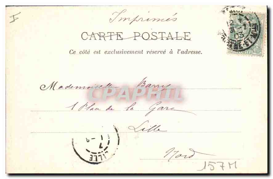 NANCY — Hémicycle de la Carrière et Palais du Gouvernement — M. Cypbas — Rückseite